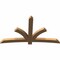 Ekena Millwork Davenport Timber Gable Bracket, Western Red Cedar, 84"W x 49"H x 3 1/2"D x 5 1/2"F, 14/12 Pitch GBW084X49X0406DAV00SWR - alternate 2